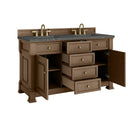 Pecan / Parisien Bleu - 3 Faucet Holes