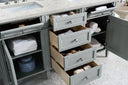 Urban Gray / Eternal Jasmine Pearl - 3 Faucet Holes