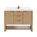 Seaside Oak / White Zeus - 1 Faucet Hole