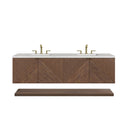 Chestnut / Eternal Jasmine Pearl - 3 Faucet Holes