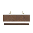 Chestnut / Eternal Jasmine Pearl - 3 Faucet Holes