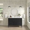 Carbon Oak / White Zeus - 3 Faucet Holes