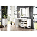 Glossy White / Carrara White - 3 Faucet Holes