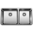 Blanco Formera 33" 60/40 Double Bowl Undermount Stainless Steel Kitchen Sink