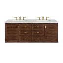 Mid-Century Walnut / Eternal Jasmine Pearl - 3 Faucet Holes