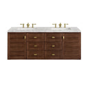 Mid-Century Walnut / Eternal Jasmine Pearl - 3 Faucet Holes
