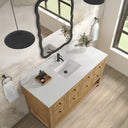 Light Natural Oak / White Zeus - 1 Faucet Hole