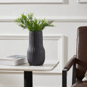 Renwil Nocera Indoor Ceramic Stoneware Vase - Matte Black
