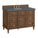 Mid-Century Walnut / Parisien Bleu - 3 Faucet Holes