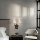 Renwil Megara 15.5" Height Wall Sconce - Brown