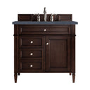Burnished Mahogany / Charcoal Soapstone - 3 Faucet Holes