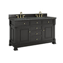 Black Onyx / Parisien Bleu - 3 Faucet Holes