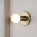 Renwil Dania 5" Burnished Brass 1-Light Wall Sconce