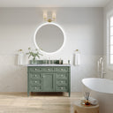 Smokey Celadon / Carrara White - 3 Faucet Holes
