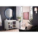 Glossy White / White Glossy / Brushed Nickel - 1 Faucet Hole