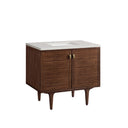 Mid-Century Walnut / Lime Delight - 3 Faucet Holes
