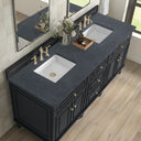 Black Onyx / Charcoal Soapstone - 3 Faucet Holes