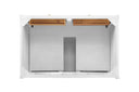 Glossy White / White Zeus - 1 Faucet Hole