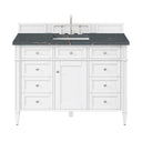 Bright White / Parisien Bleu - 3 Faucet Holes