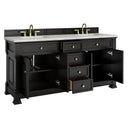 Black Onyx / Eternal Jasmine Pearl - 3 Faucet Holes