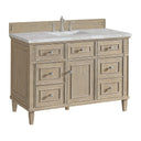 Whitewashed Oak / Victorian Silver - 3 Faucet Holes