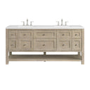 Whitewashed Oak / White Zeus - 3 Faucet Holes