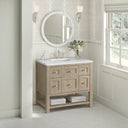 Whitewashed Oak / Ethereal Noctis - 3 Faucet Holes