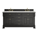 Black Onyx / Eternal Jasmine Pearl - 3 Faucet Holes