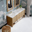 Seaside Oak / Carrara White - 3 Faucet Holes