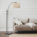 Renwil Crystal 66.5" Height Floor Lamp - Black