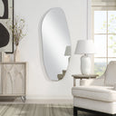 Renwil Erice 65" H x 25.5" W Wall Mirror - Grey