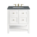 Bright White / Parisien Bleu - 3 Faucet Holes
