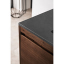 Mid-Century Walnut / Matte Black / Charcoal Black - 1 Faucet Hole