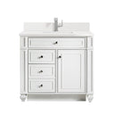 Bright White / White Zeus - 1 Faucet Hole