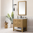 Light Natural Oak / Victorian Silver - 3 Faucet Holes