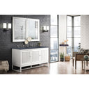 Glossy White / Charcoal Soapstone - 3 Faucet Holes