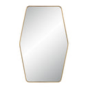 Renwil Mocha 40" Tall Rectangular Mirror - Satin Brass