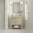 Whitewashed Oak / Eternal Jasmine Pearl - 3 Faucet Holes
