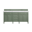 Smokey Celadon / White Zeus - 3 Faucet Holes