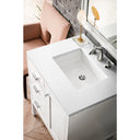 Glossy White / White Zeus - 3 Faucet Holes