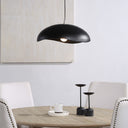 Renwil Filomena 22" Wide 1-Light Chandelier - Matte Black