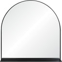 Renwil Wearstley 35" Tall Arch Wall Mirror - Black