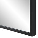 Renwil Balina 72" Tall Rectangular Arch Mirror - Matte Black