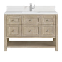 Whitewashed Oak / White Zeus - 1 Faucet Hole