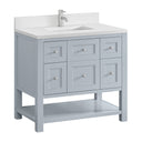 Serenity Blue / White Zeus - 1 Faucet Hole
