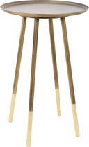 Renwil Pawn Indoor Iron Table - Antique Brass