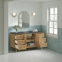 Light Natural Oak / Parisien Bleu - 3 Faucet Holes