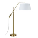 Renwil Claire 70" Length Floor Lamp - Satin Brass