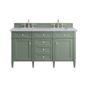 Smokey Celadon / Carrara White - 3 Faucet Holes