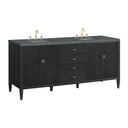 Carbon Oak / Parisien Bleu - 3 Faucet Holes